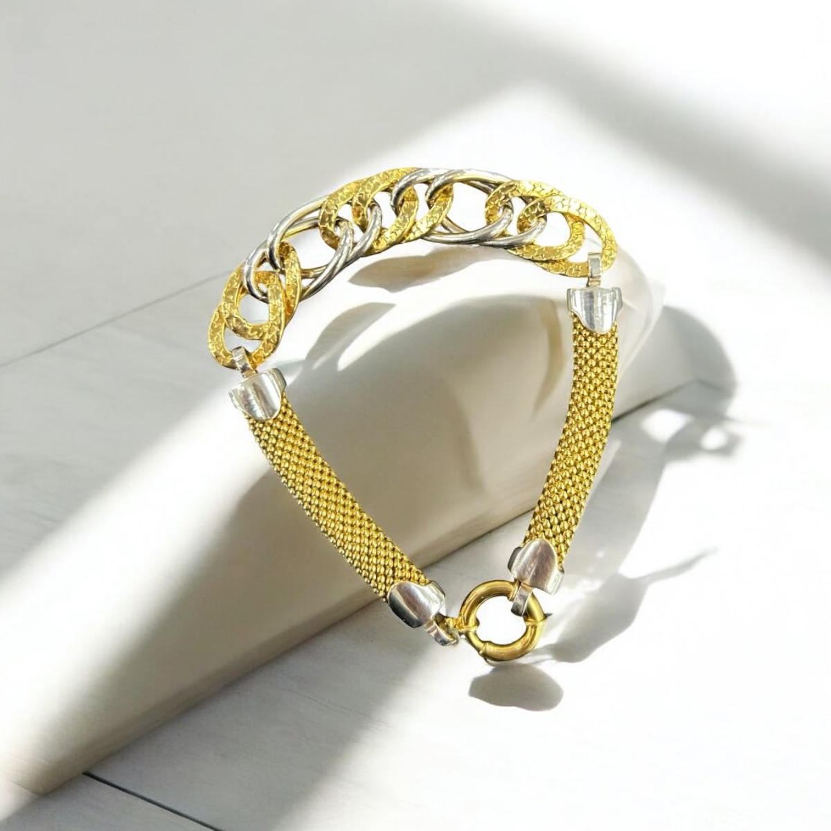 18k Two tone gold