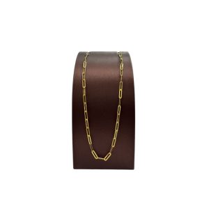 18k Y Gold Paperclip