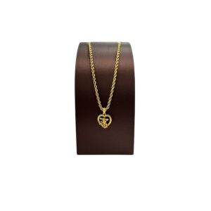14K Y Gold Angle Necklace