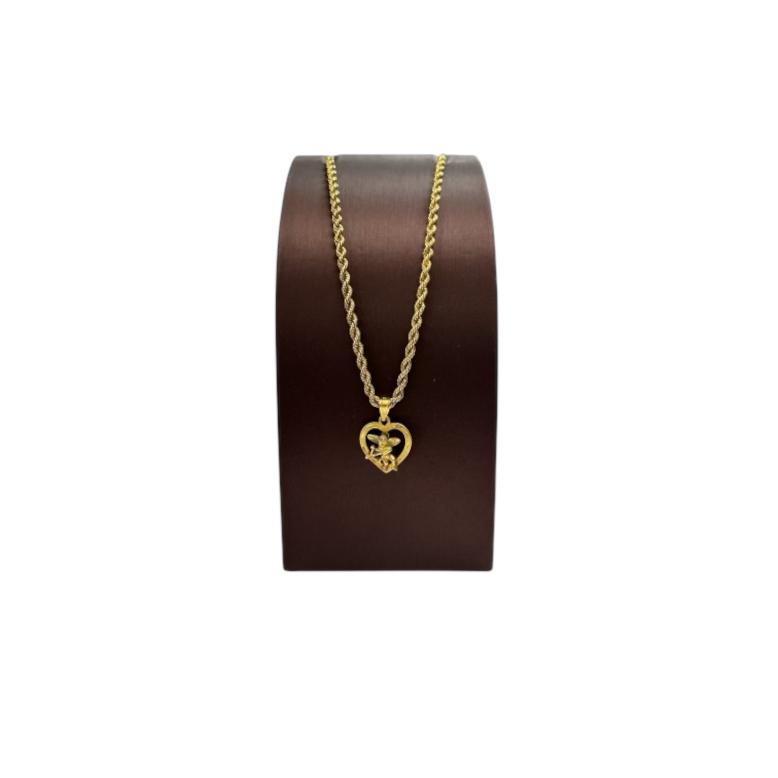 14K Y Gold Angle Necklace
