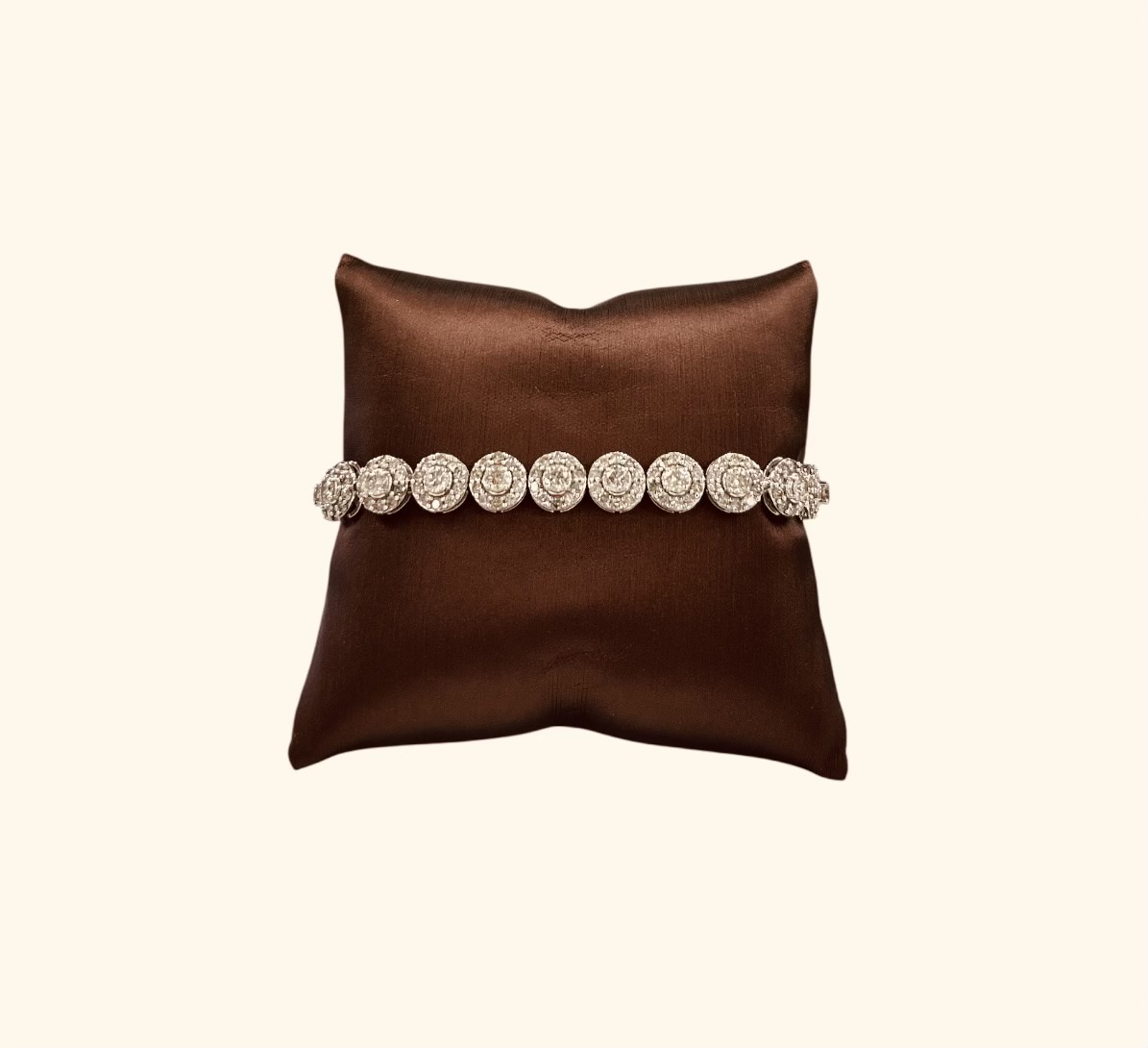 14k W Gold Dia 10.0 CTTW