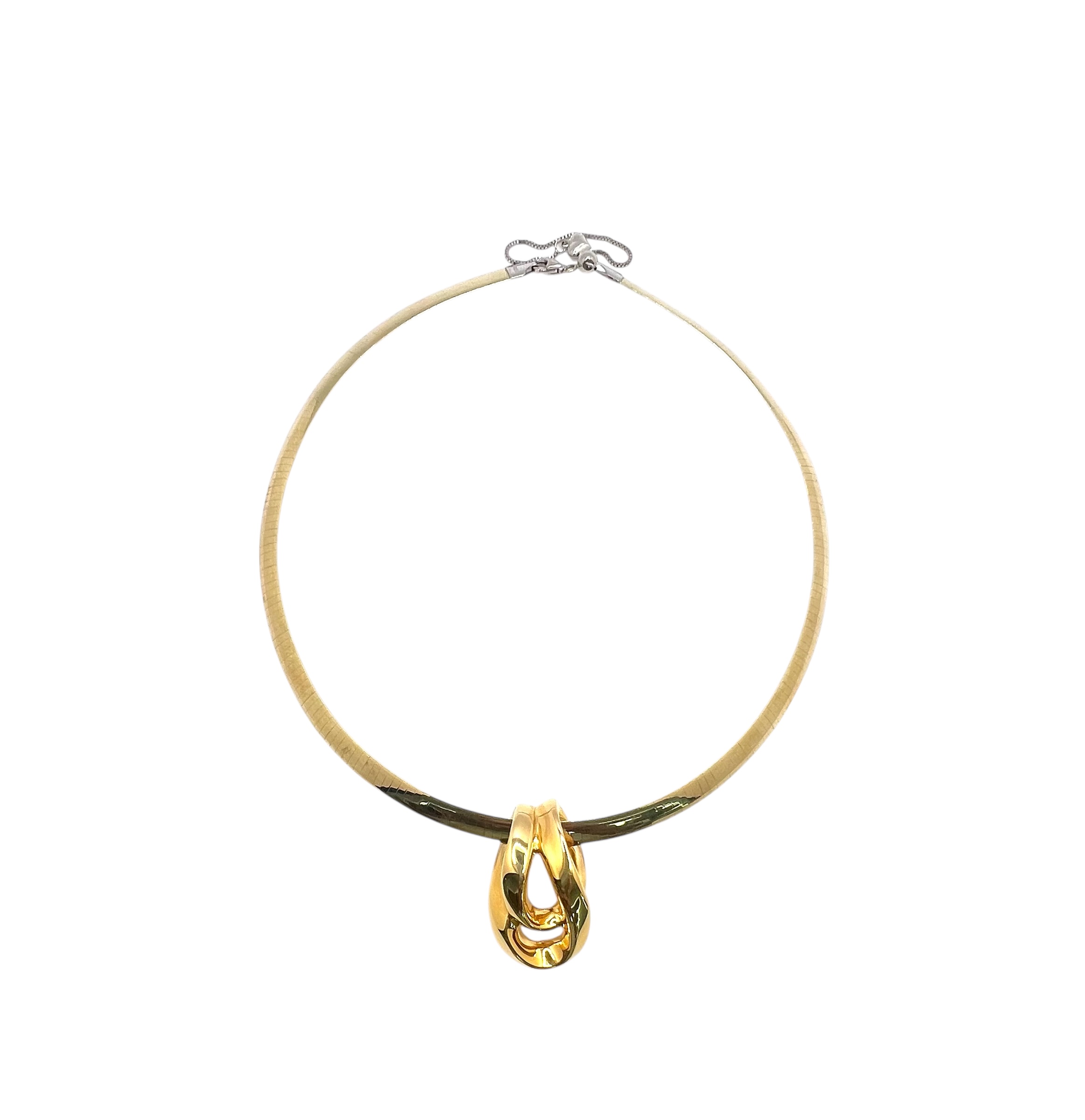 14k Y Gold Omega