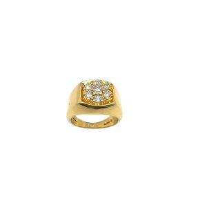 14k Dia Yellow Gold