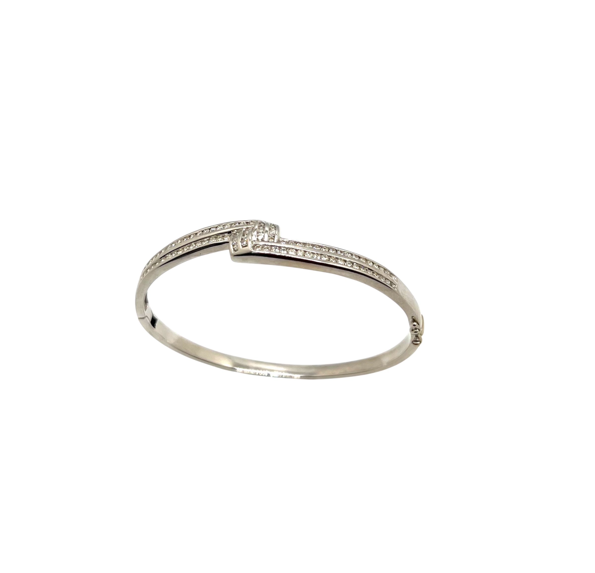 14k Dia Bangle