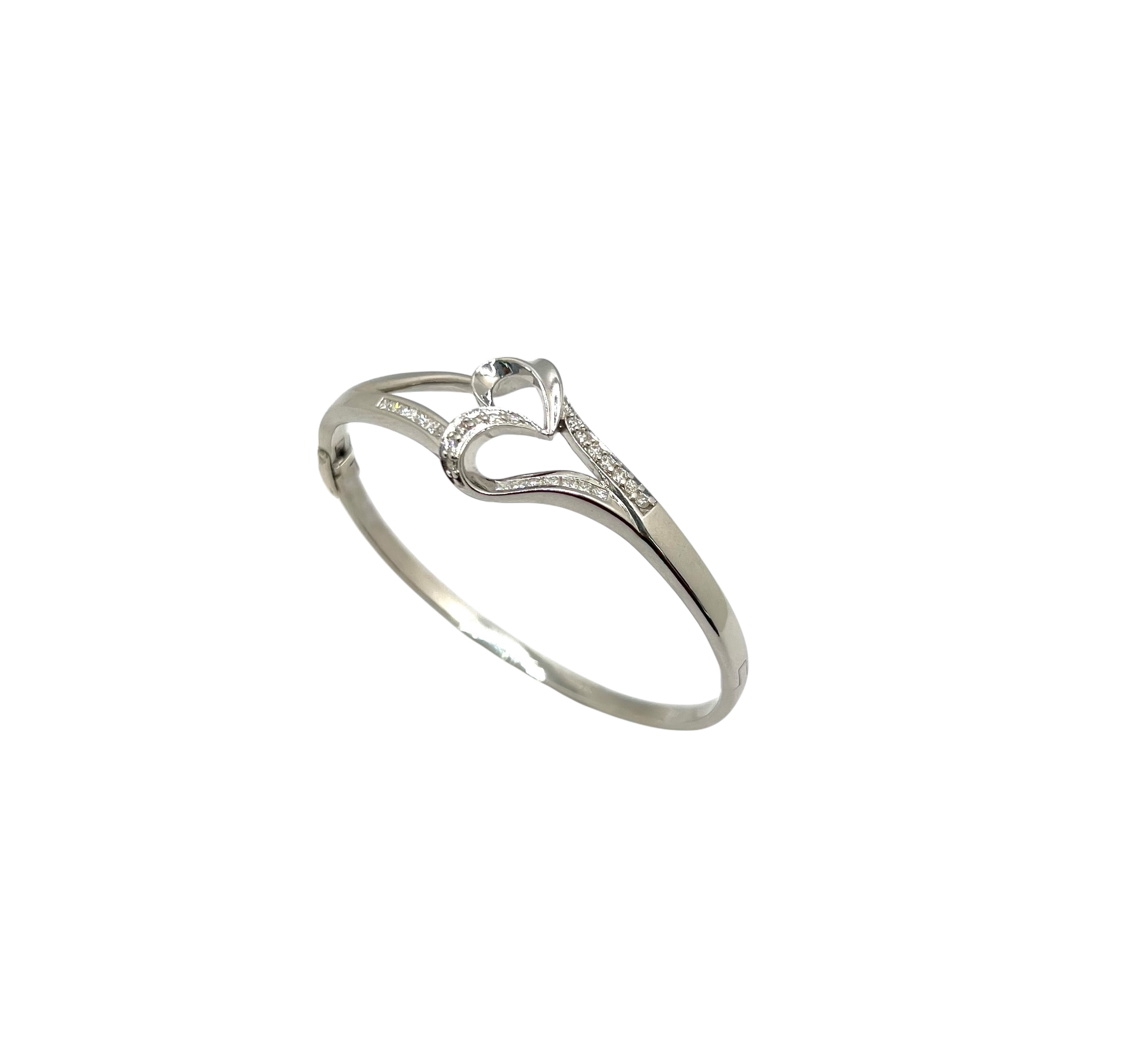 14k Dia Bangle